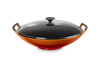 Le Creuset Gietijzeren Wokpan Ø36cm / 4.5L 'Oranjerood'