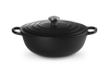 Le Creuset Marmite Signature Ø28cm / 4.9L 'Mat Zwart '