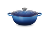 Le Creuset Marmite Braadpan Signature 'Azure' Ø26cm / 4.1L