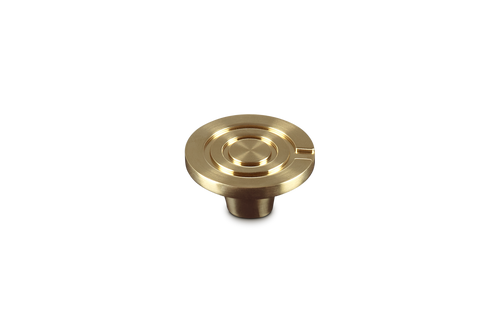 Le Creuset Dekselknop Goud RVS Ø4,5cm 'Crucible 100 Jaar'