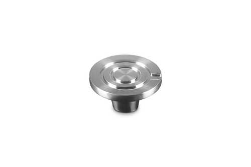 Dekselknop Zilver RVS Ø5,5cm 'Crucible 100 Jaar'