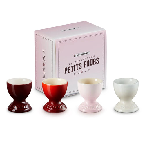 Le Creuset Eierdopjes 4st. 'Petit Fours'