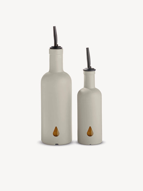Olijfolieflessen 'Warm Clay' met Olijfolie 500ml & 200ml
