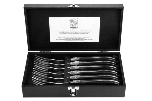 Laguiole Style de Vie Vorken Zwart Ebbenhout 'Luxury Line'