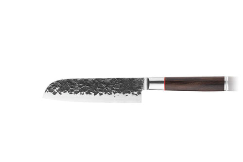 Forged Santokumes 18cm 'Sebra' + Gratis hoes