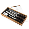 Forged 3-delige messenset Sebra + Gratis onderhoudsset