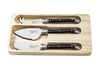 Laguiole Style de Vie Kaasmessenset 3-delig Zwart Premium