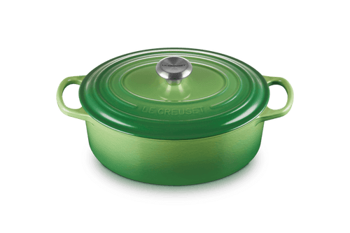 Le Creuset Braadpannen ø35cm / 8.9L Braadpan Ovaal Signature 'Bamboo Green' 0024147329312 21178354082430 afbeelding#44181305295018