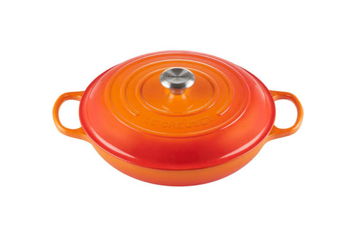 Le Creuset Campagnard ø30cm / 3.5L Campagnard Signature 'Oranjerood' 0024147263036 21180300902430 afbeelding