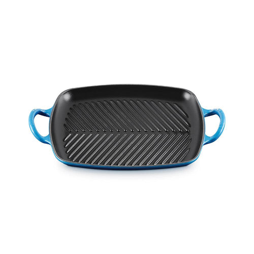 Le Creuset Grillplaten Grillplaat rechthoek 'Azure' 0024147328124 20201302200422 afbeelding