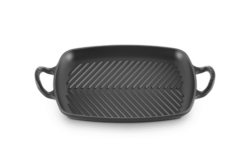 Le Creuset Grillplaten Grillplaat rechthoek 'Mat zwart' 0024147297642 20201300000422 afbeelding