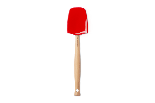 Le Creuset Spatels Lepelspatel Premium Groot 'Kersenrood' 630870302197 42104280600000 afbeelding