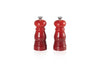 Le Creuset Peper- en Zoutmolen Small 2st. 'Kersenrood'