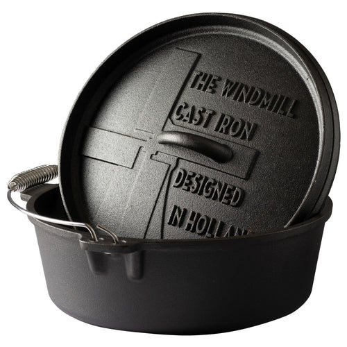 The Windmill Braadpannen Dutch Oven 6 Qt Zonder Pootjes 7141078857431 TWM031 afbeelding