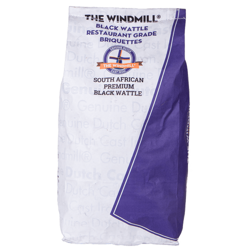 The Windmill Briketten Premium South African Black Wattle Briketten 6kg 7141078856427 TWM100 afbeelding