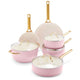 Greenpan Pannenset 10-delig 'Padova Blush Pink'