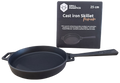 Grill Fanatics Gietijzeren skillet Ø25cm met afneembaar handvat