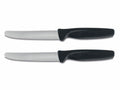 Wusthof Gekartelde Schilmesjes 2st. Zwart 10cm
