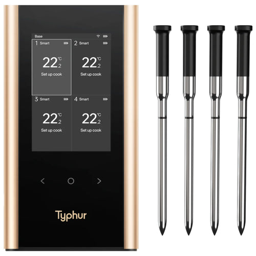 Typhur Sync Gold Quad Draadloze Vleesthermometer