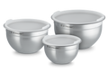 Le Creuset Mengkommen met Deksel RVS 3 Stuks