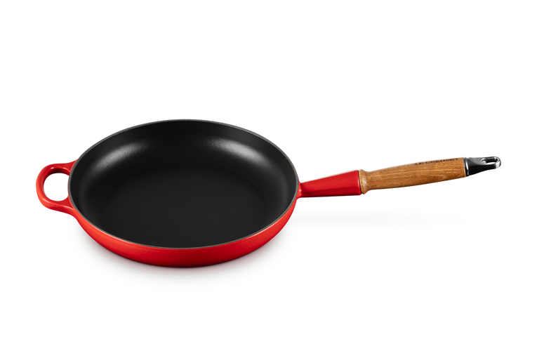 Koekenpan Signature met Houten handvat 'Kersenrood' Ø26cm - 0