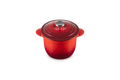 Le Creuset Cocotte Every / Rijstkoker Tradition 'Kersenrood' Ø18cm / 2L