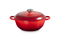 Le Creuset Marmite Braadpan Hoge deksel Signature 'Kersenrood' Ø26cm / 4.1L