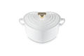 Le Creuset Braadpan Hart Signature 'Wit' Ø20cm / 1,9L