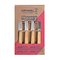 Opinel Les Essentials 4-delige messenset Olive