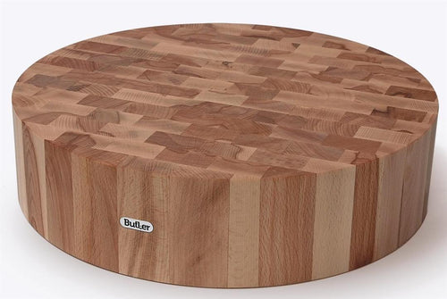 Butler Hakblok Beuk Kops Ø40x10cm