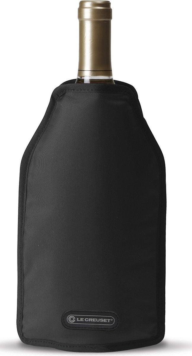 NEWGO Koelmanchet wijn actieve wijnkoeler flessenkoeler manchet champagnefles wijnkoeler mouw manchetten voor wijn, champagne, flessen, waterafstotende stof (zwart NEWGO Koelmanchet wijn actieve wijnkoeler flessenkoeler manchet champagnefles wijnkoeler mouw manchetten voor wijn, champagne, flessen, waterafstotende stof (zwart