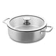 DUCQ Hapjespan Ø26cm / 4L Downdraft 'RVS'