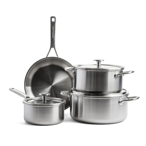 KitchenAid Pannenset 7-delig Multi-Ply RVS