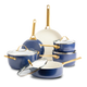 Greenpan Pannenset 10-delig 'Padova Oxford Blue'