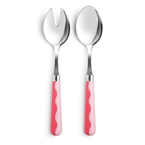 Addison Ross Slabestek 'Wave' Watermelon & Pink (2-delig)
