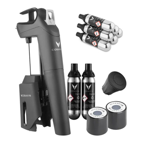 Coravin Timeless Three+ Wijnbewaarsysteem + 6 Pure Capsules