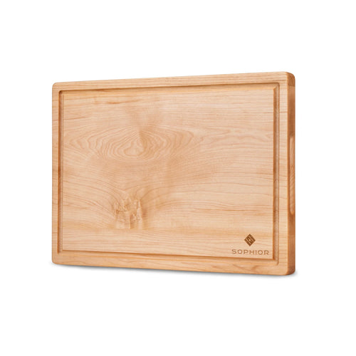 SOPHIOR Snijplank van Esdoornhout met sapgeul - Medium 35x25x2,5cm