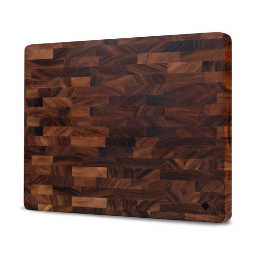 SOPHIOR Hakblok Walnoot 45x35x4cm