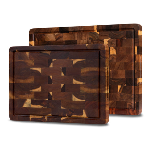 Sophior Houten Snijplankenset Acacia Kopshout, 2 Planken