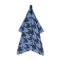 VAAT Amsterdam Thee- en keukenhanddoek giftset 'pied-de-poule denim/blue'