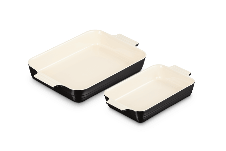 Ovenschalen Set van 2 'Zwart'  25 & 32cm - 0