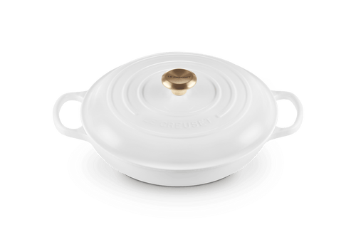 Le Creuset Campagnard Signature 'Wit' ø30cm / 3.5L