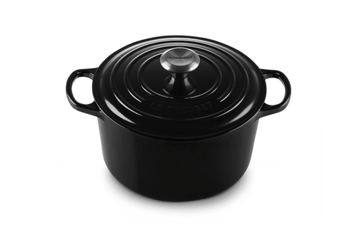 Le Creuset Braadpan Hoog 'Ebbenzwart'  ø24cm / 5L