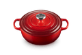 Le Creuset Hapjespan / Sauteuse Rond Signature 'Kersenrood' 24cm / 3,4L