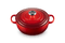 Le Creuset Hapjespan / Sauteuse Rond Signature 'Kersenrood' 24cm / 3,4L
