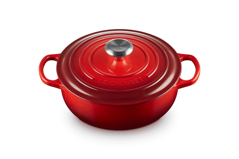 Hapjespan / Sauteuse Rond Signature 'Kersenrood' 24cm / 3,4L - 0