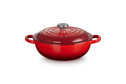 Le Creuset Marmite Braadpan Signature 'Kersenrood' Ø22cm / 2.2L