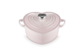 Le Creuset Braadpan Hart Signature 'Shell Pink' Ø20cm / 1,9L