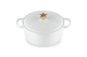 Le Creuset Braadpan Kerstboom Reliëf Wit 'ø24cm / 4.2L