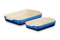 Le Creuset Ovenschalen Set van 2 'Azure'  25 & 32cm